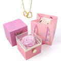 Caixa de rosa PERSYA com colar - Valentine´s Day - Presente sofisticado