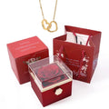 Caixa de rosa PERSYA com colar - Valentine´s Day - Presente sofisticado