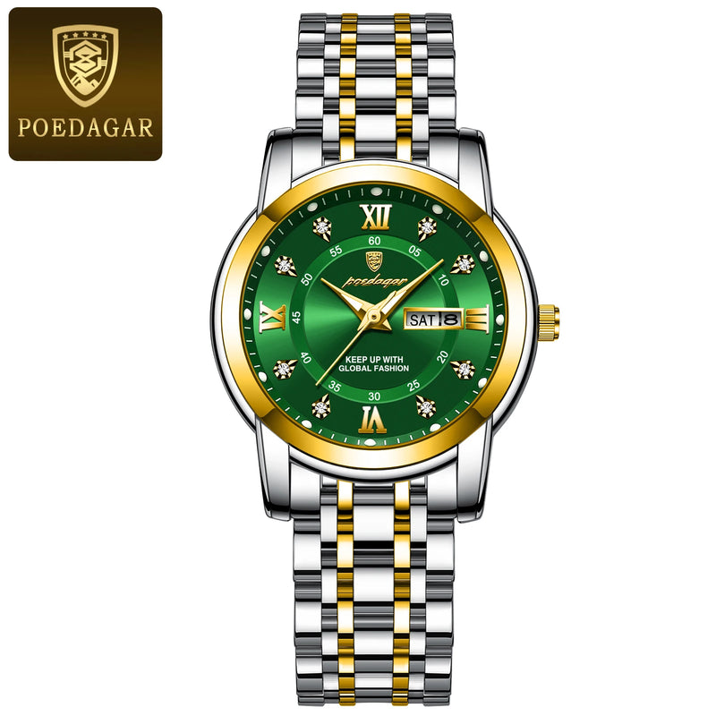 POEDAGAR Relógio feminino a prova d´água - Elegancy