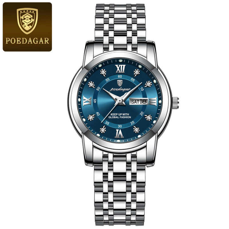 POEDAGAR Relógio feminino a prova d´água - Elegancy