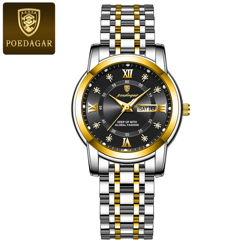 POEDAGAR Relógio feminino a prova d´água - Elegancy